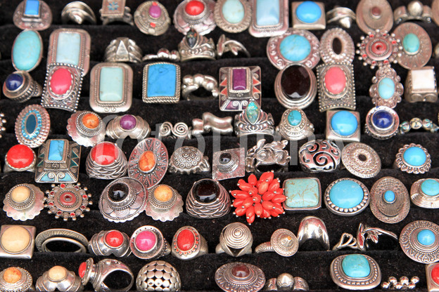 Colorful jewelries