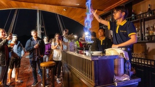 Sena Cruises: Interesting Performance of the Bartender