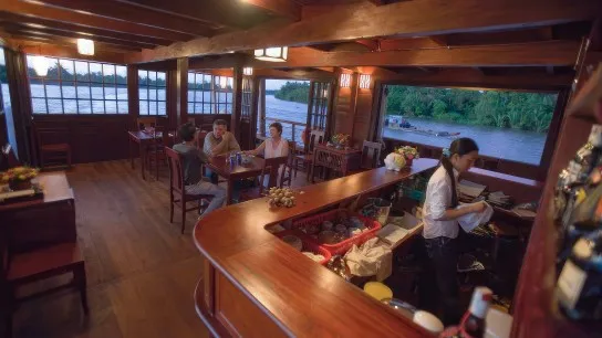 Cozy restaurant inside