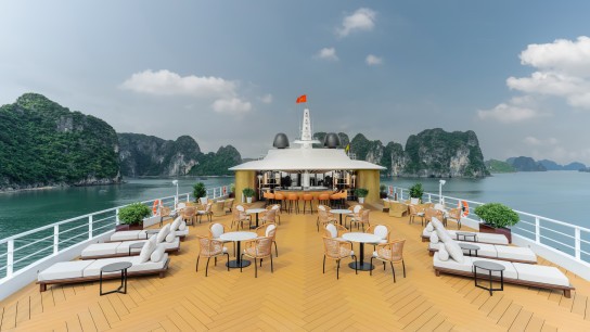 Sea Stars Cruise: Airy Sundeck With Halong Bay View
