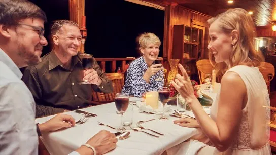 Savor Dinner in our Restaurant