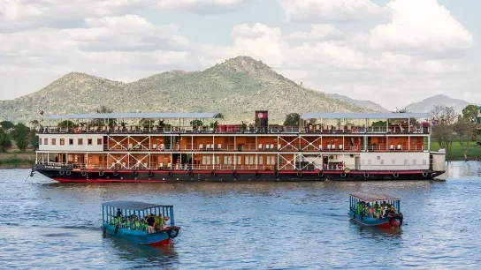 Scenic Mekong riverscape