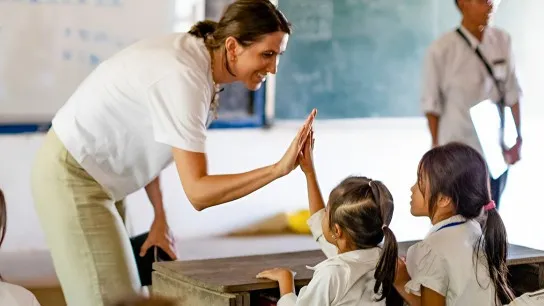Meet Lovely Kids at Local School