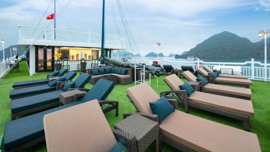 Le Journey Luxury Cruise: Unwind on comfy Sun loungers