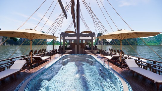 Red Dragon Junk: Mineral Seawater Pool