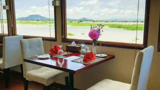 Peaceful Canal Views From Table