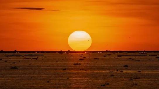 Golden Hour On The Mekong