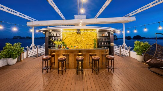Athena Luxury Cruise: Enjoy Drinks on the Sundeck