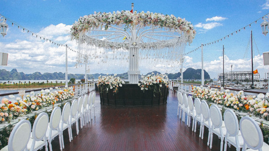Paradise Sails: Gorgeous Wedding Event Set Up