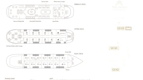 Heritage Line The Jahan Deck Plan