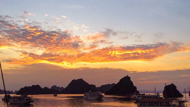 Paloma Cruise Halong Bay Sunset