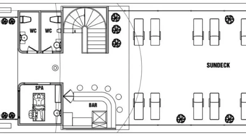 Third floor deck plan
