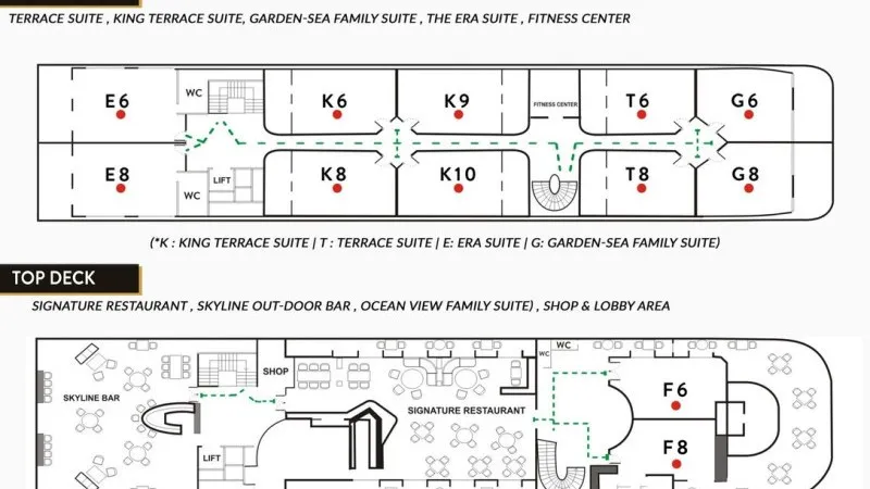 Overview of deck plan