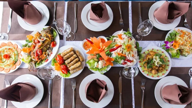 Lavish Vietnamese Traditional Meal