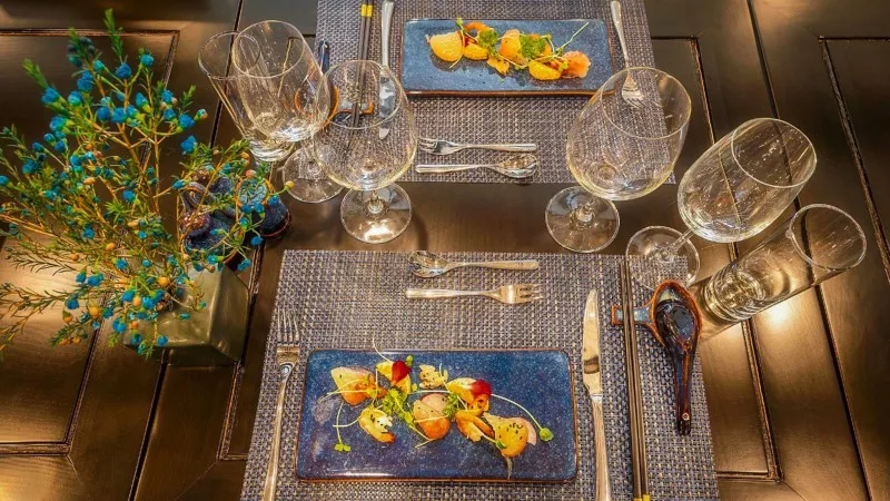 Delicate Table Setup