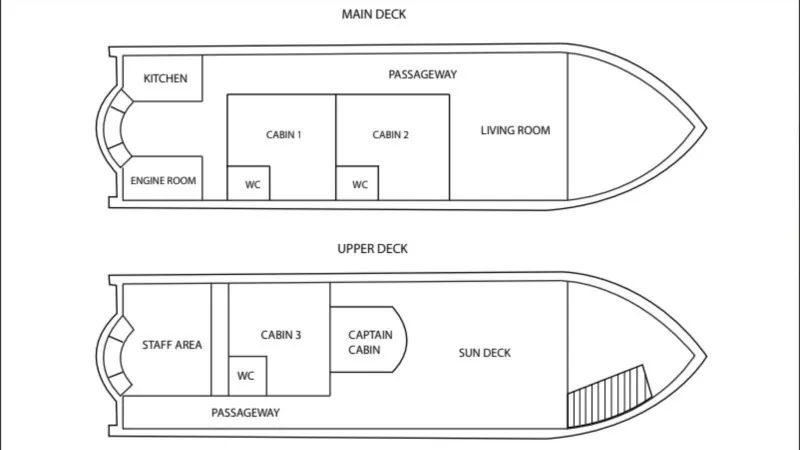 Legend Private Cruise Deck Plan 3