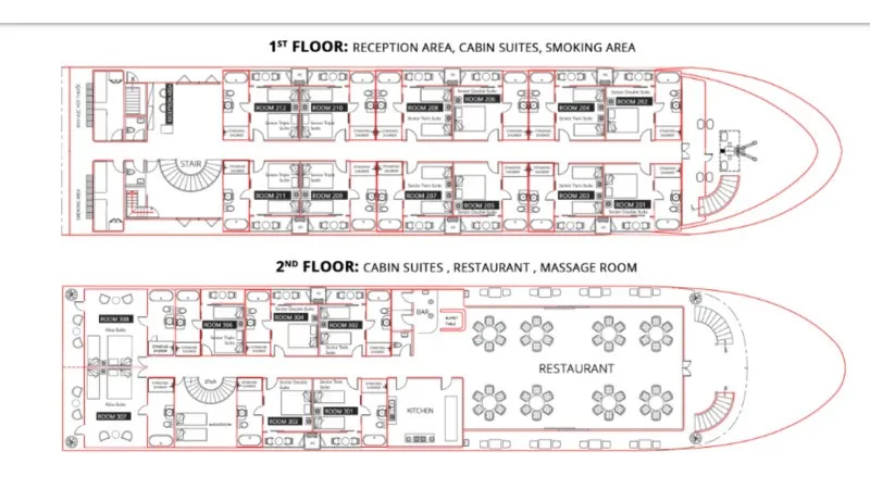 Alisa Premier Deck Plan 1 And 2
