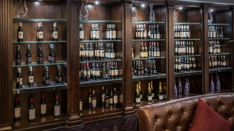 Impressive wine cabinet