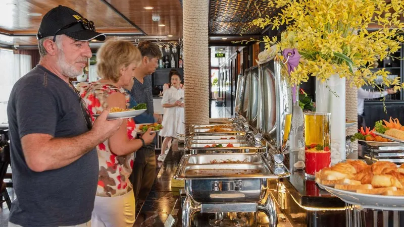 Delicious Buffet Onboard