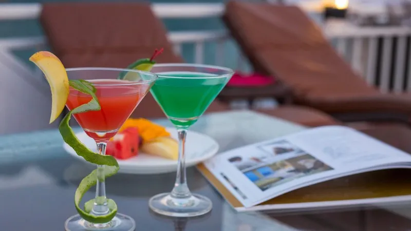 Relax with Desserts and Cocktails