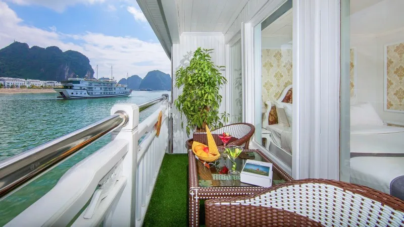 Private Balcony with sitting spot