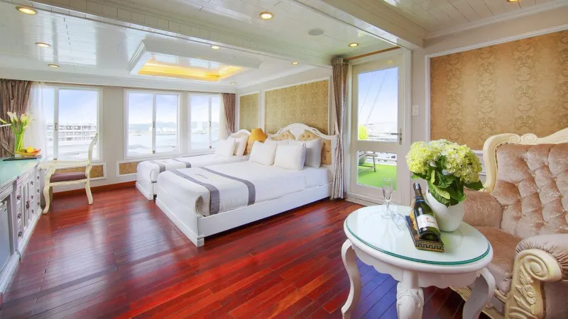 Spacious cabin for staying overnight