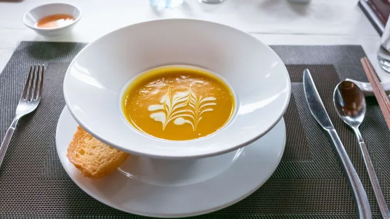 Pumpkin Soup For An Appetizer