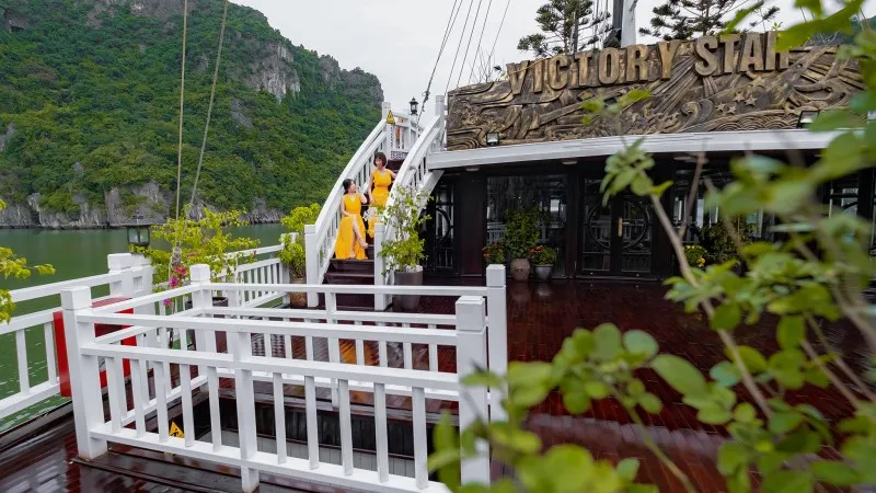 Traditional Vietnamese Design in lower deck