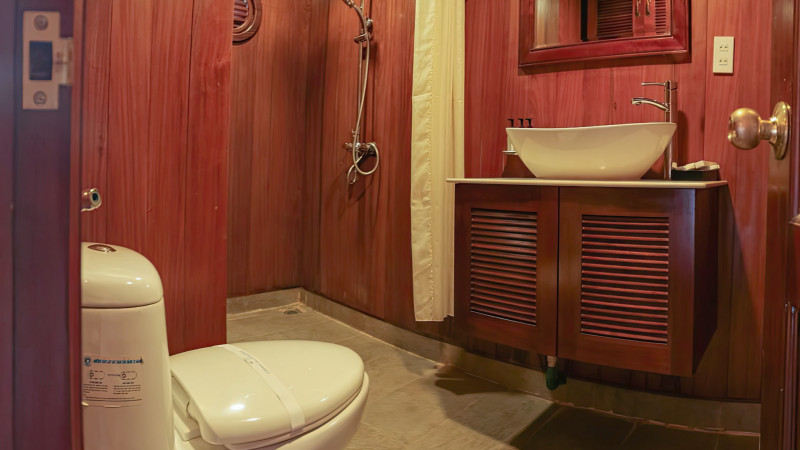 Wooden Bathroom