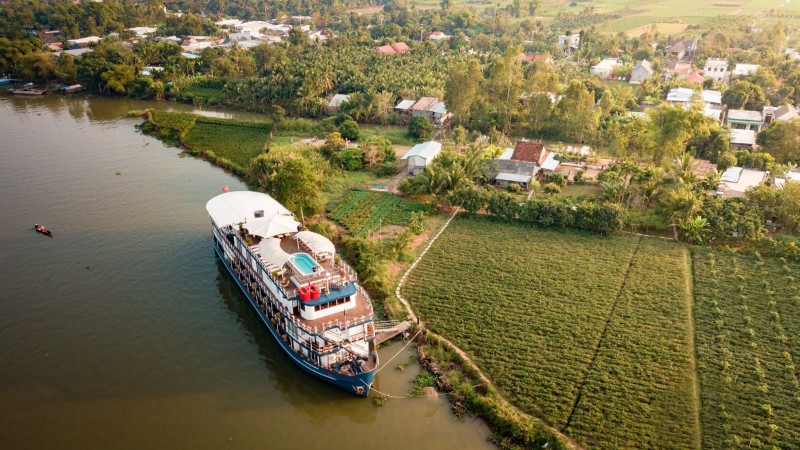 Docking By The Mekong Delta