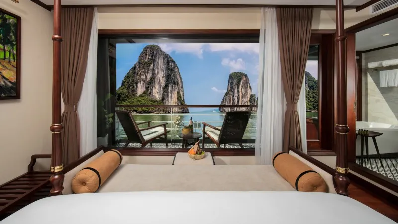 Witness Lan Ha Bay from the cabin