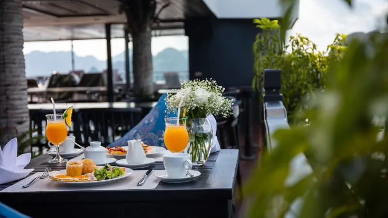Option to having meal outside