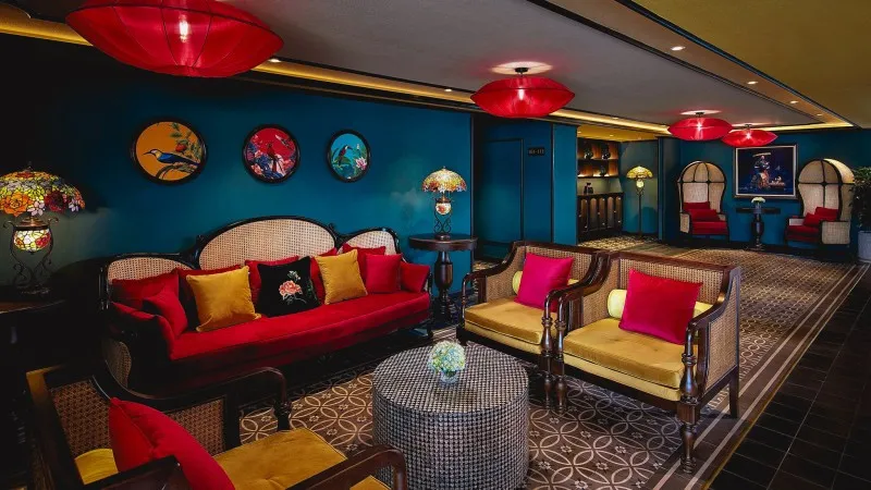 Cozy reception area