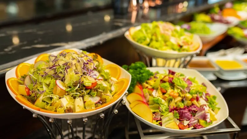 Fresh green salad