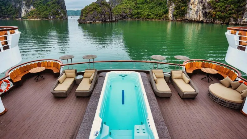 A large Jacuzzi Pool