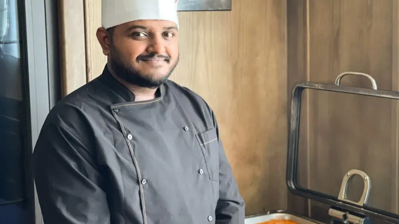 Indian Food is also served onboard