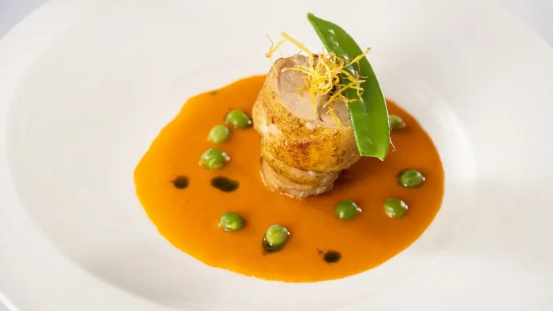 A colorful main course