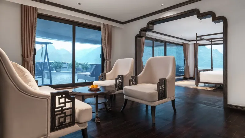A lavish living room