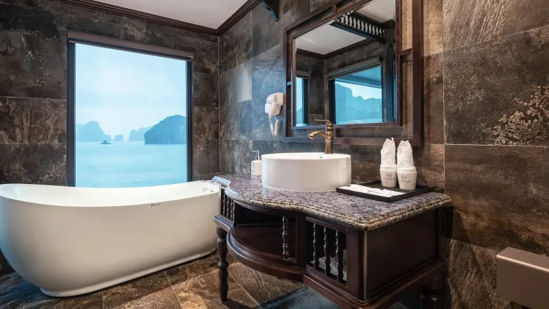 The modern bathroom