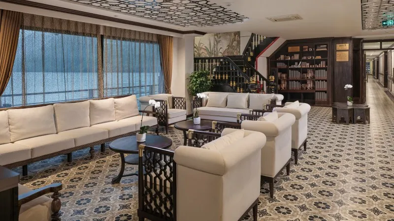 Unwind and read book at the lobby