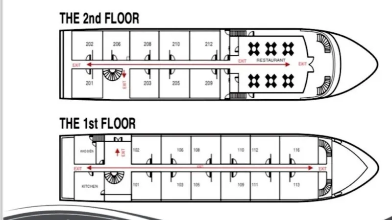 Deck Plan 1 & 2