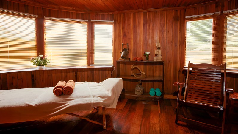 Spend time relaxing on spa