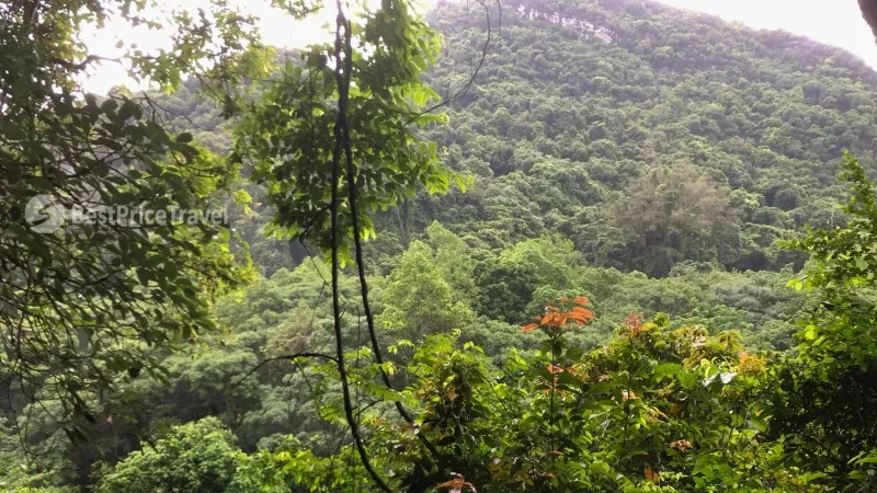 The spectacular view outside Trung Trang Cave