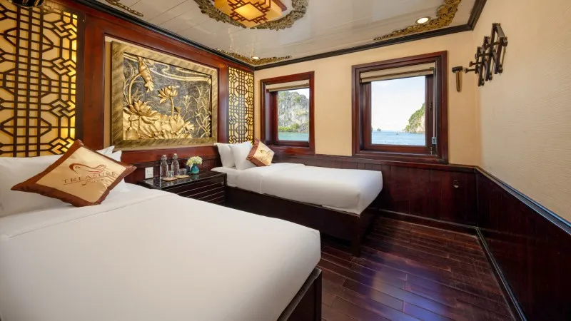 Adequate space for twin room
