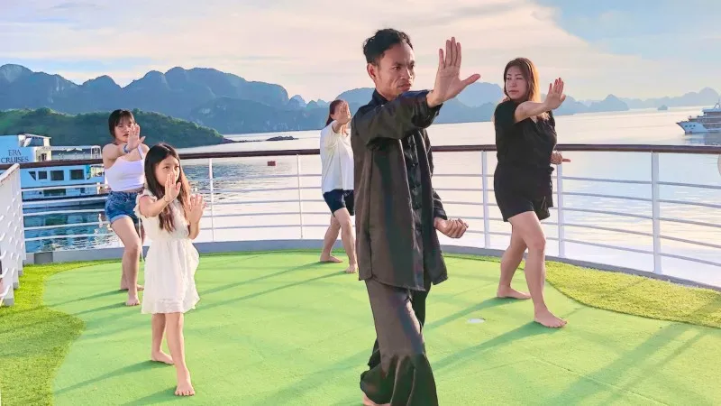 Tai Chi in early morning