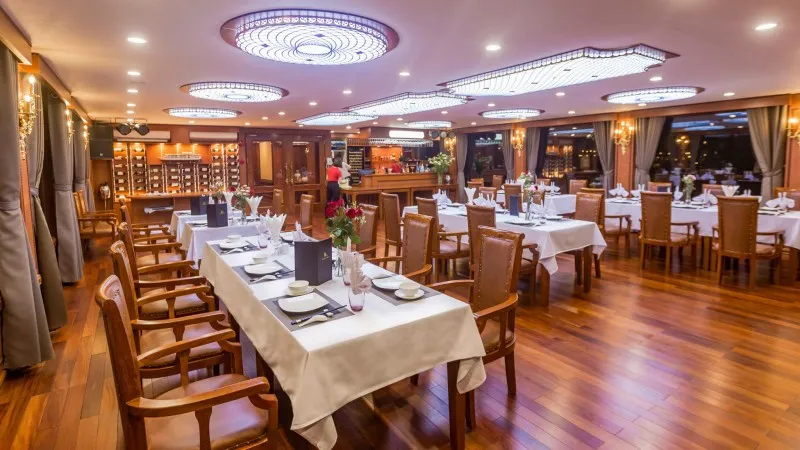 Cozy Wooden Restaurant