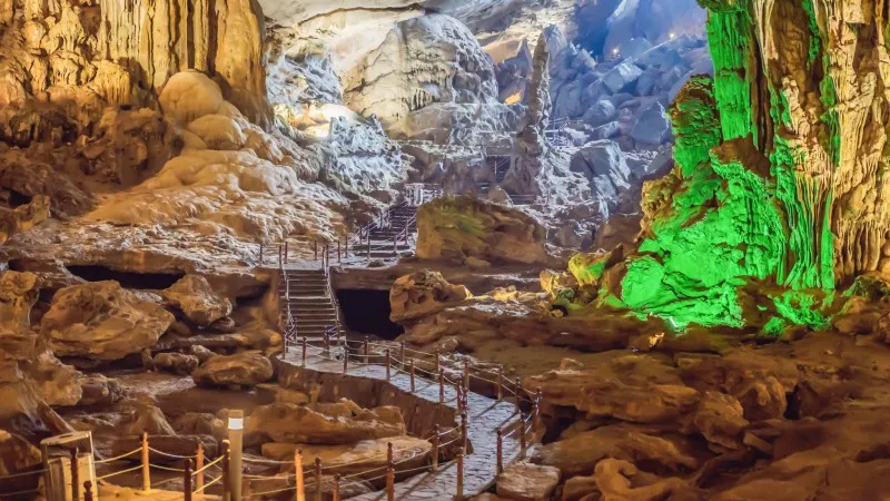 Magnificent view inside