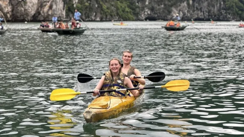 Glide through the serenity of Lan Ha Bay