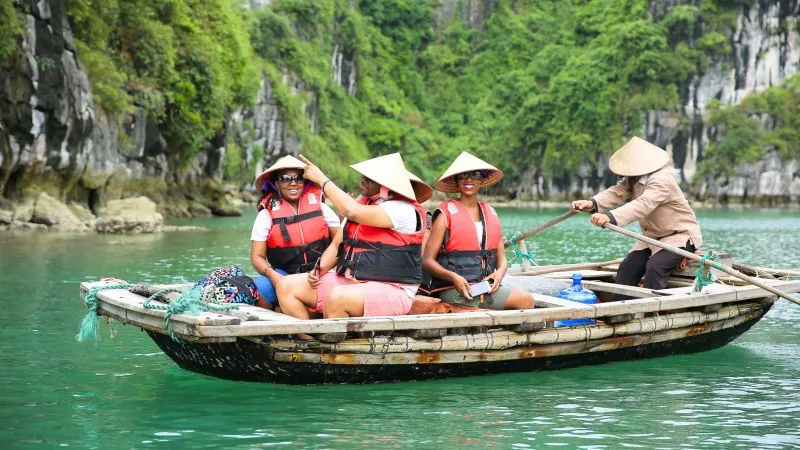 Have a rowing boat trip