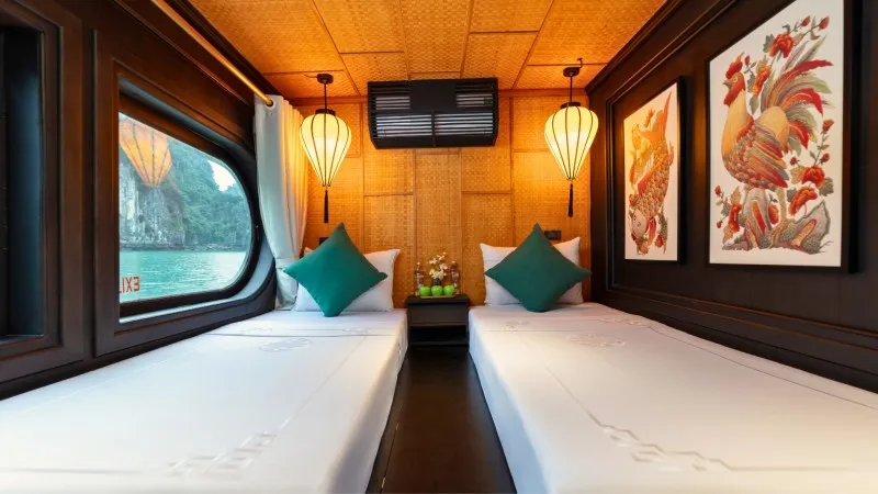 Unique Vietnamese Decoration Of Twin Room